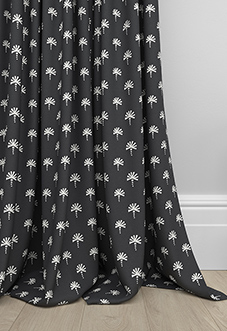 Hanalei, Basalt - Made to Measure Curtains